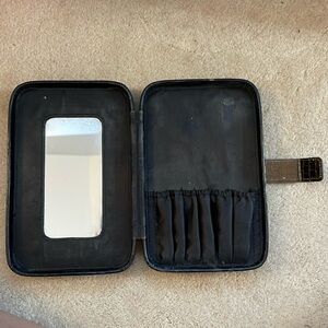 Faux Croc Print Makeup brush case